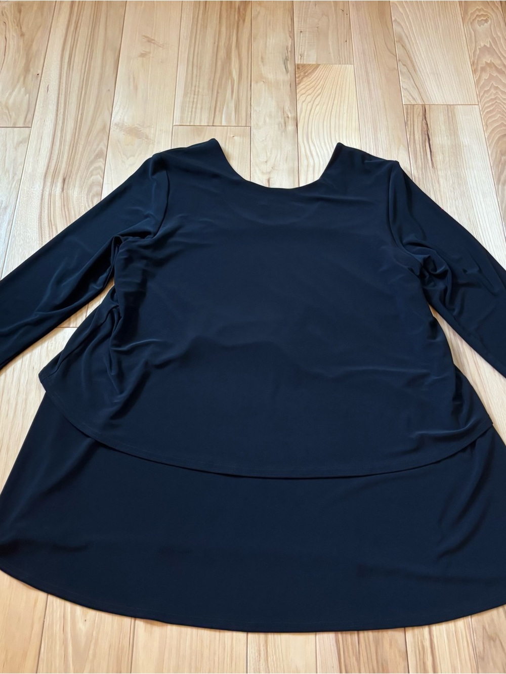Sympli Canada Trapeze Black Layered Accent Top - Picture 6 of 10